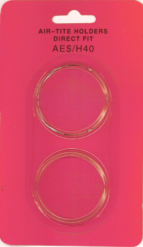 Air-Tite 40mm Direct Fit Coin Capsule &ndash; Fits Most 1 oz Coins