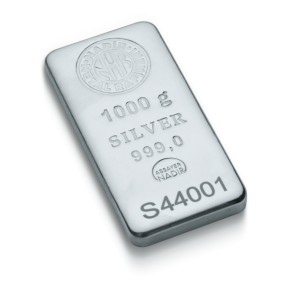 1 Kilo Cast Silver Bar &ndash; .999 Fine Silver
