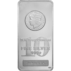 10 oz Silver Bar &ndash; Random Brand 