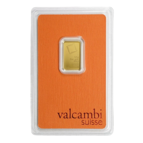 2.5 g Gold Bar &ndash; Valcambi Suisse (in Assay)