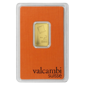 5 g Gold Bar &ndash; Valcambi Suisse (in Assay)