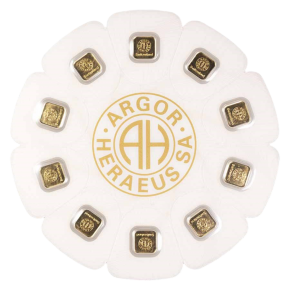 10x1 g Gold Bar &ndash; Argor-Heraeus Multigram (in Assay)
