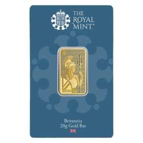 20 g Gold Bar &ndash; The Royal Mint Britannia (in Assay)