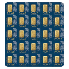 25x1 g Gold Bars &ndash; PAMP Suisse Multigram+25 (In Assay)