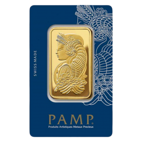 50 g Gold Bar &ndash; PAMP Suisse Lady Fortuna (In Assay)