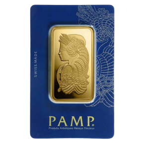 100 g Gold Bar &ndash; PAMP Suisse Lady Fortuna (In Assay)