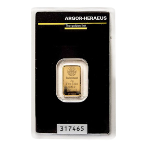 2 g Gold Bar &ndash; Argor-Heraeus (In Assay)
