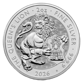 2 oz Silver Tudor Beasts BU (Random)