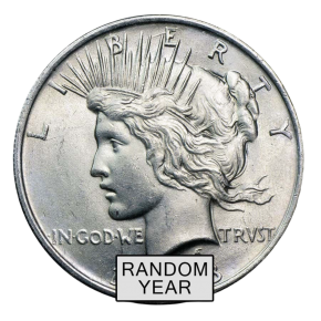 1922&ndash;1925 Peace Silver Dollar BU (Random Year)