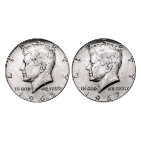 $1 Face Value 40% Silver Half Dollars &ndash; Avg Circulated