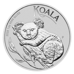Australia 1 oz Silver Koala &ndash; BU (Random Year)