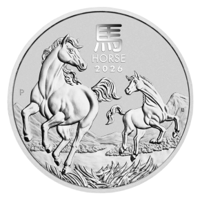 2026 Australia 1 oz Silver Lunar Horse &ndash; BU (Series III)