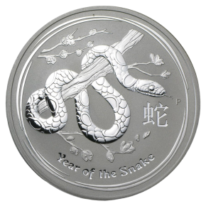 2013 Australia 1 oz Silver Year of the Snake BU (Series II)