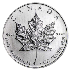 Canada 1 oz Platinum Maple Leaf &ndash; BU (Random Year)