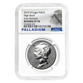 2019-W Palladium Eagle &ndash; Reverse Proof PF-70 (NGC, Label Varies)