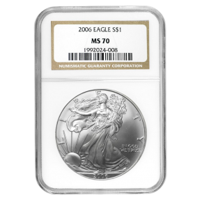 2006 American Silver Eagle &ndash; NGC MS-70