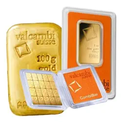 Valcambi Gold Bars