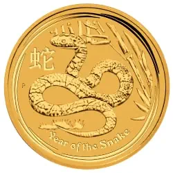 Perth Mint Year of the Snake Gold Coins
