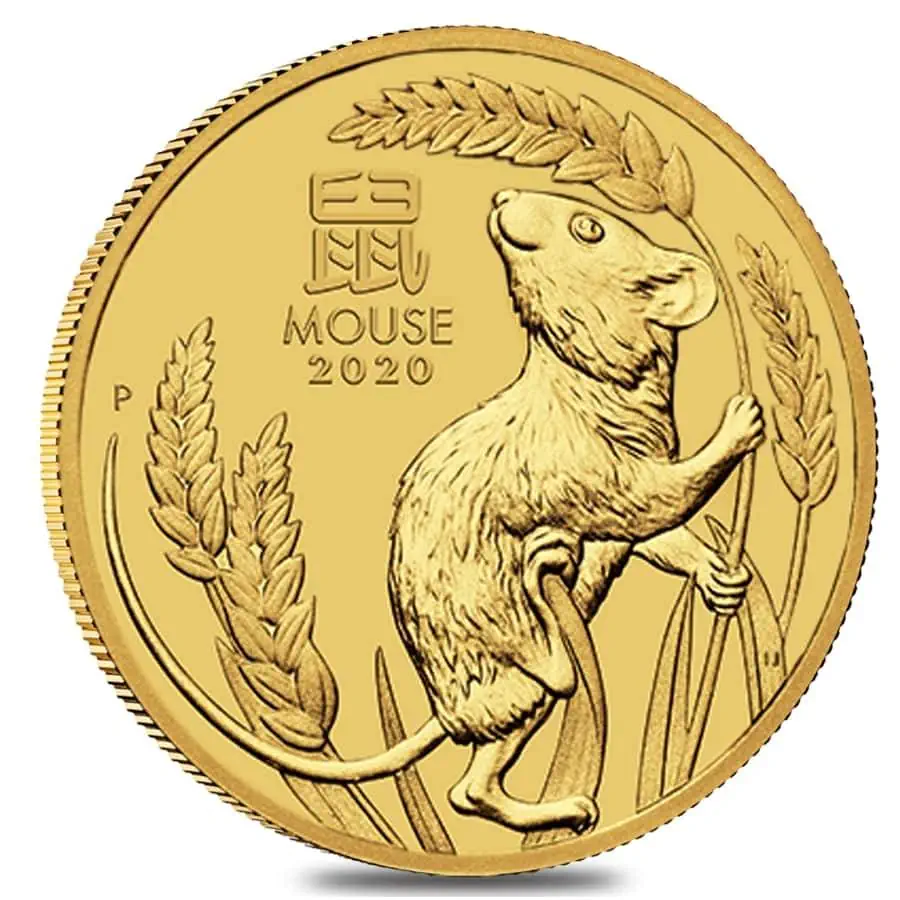 Perth Mint Year of the Mouse Gold Coins (Lunar Series III)