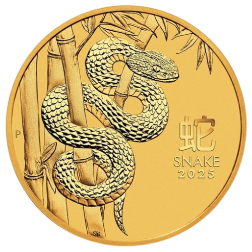 Perth Mint Year of the Snake Gold Coins (Lunar Series III)