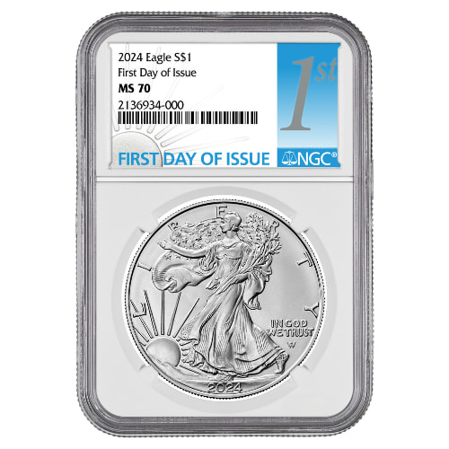 Graded Silver American Eagle Coins